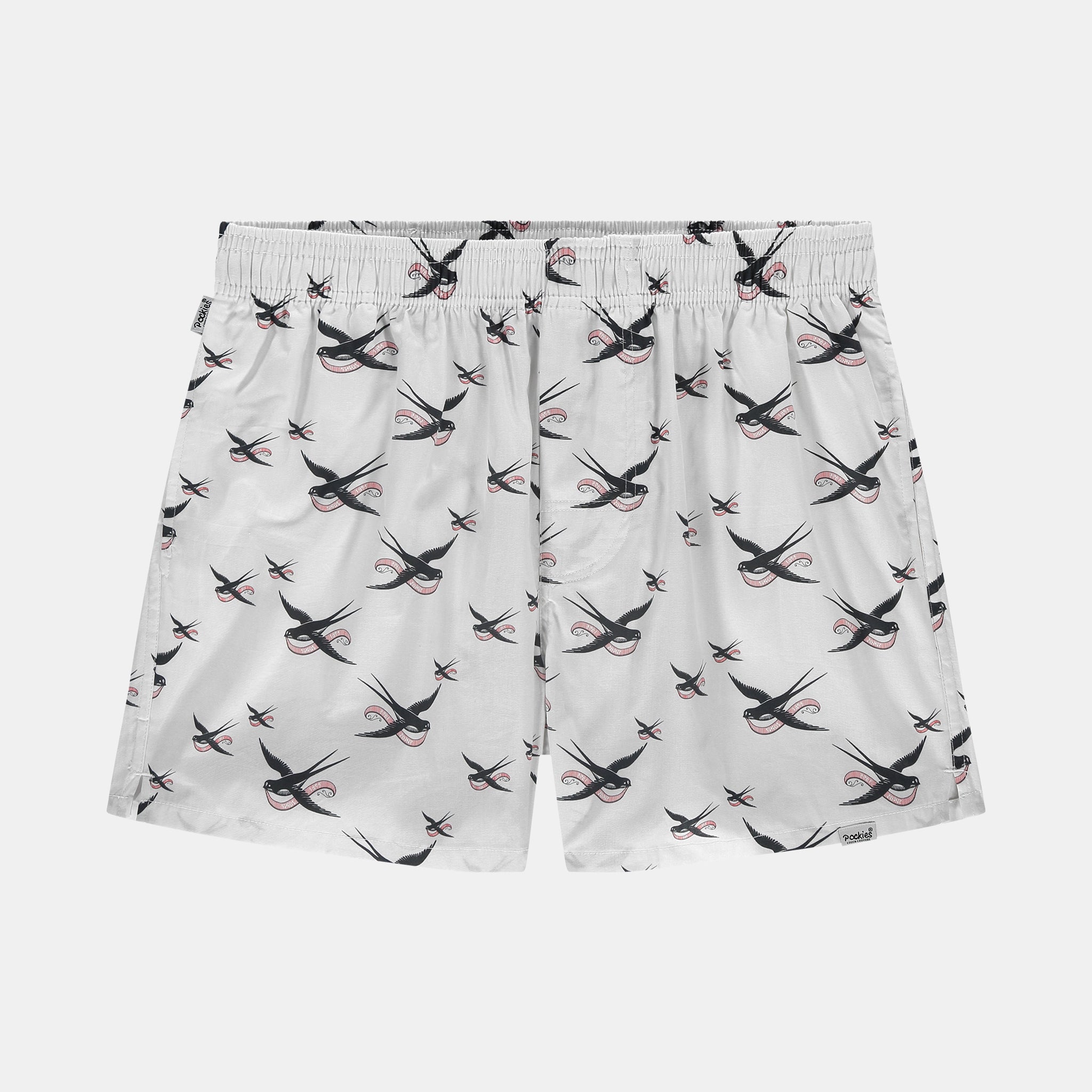 The Swallow x Pockies© - White Boxers