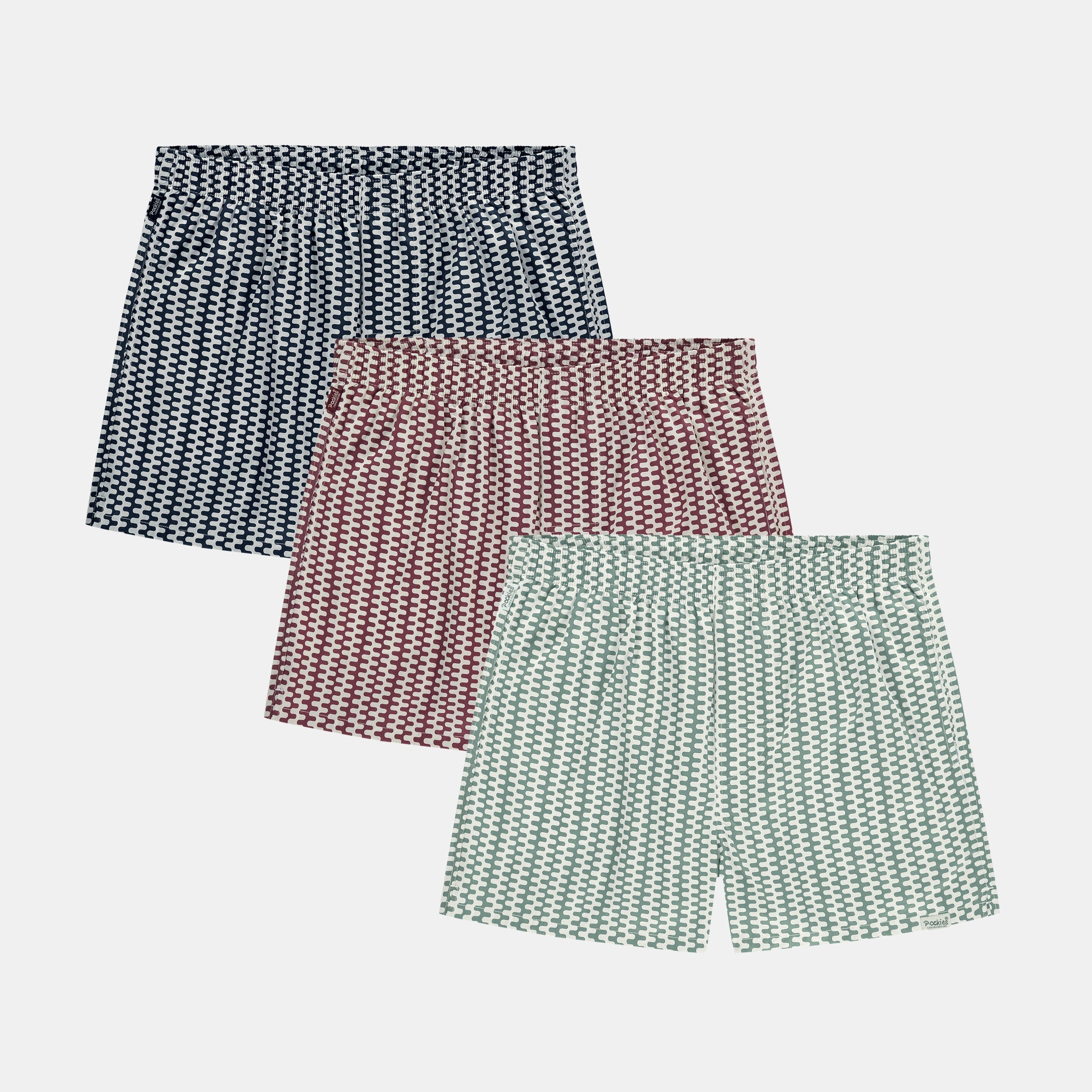 3-Pack -Wavey Boxers