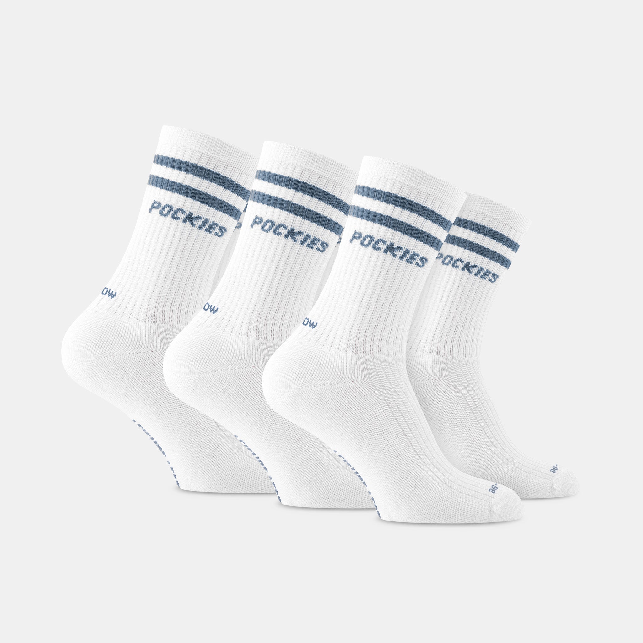 3-Pack Blue Striped L.A. Socks