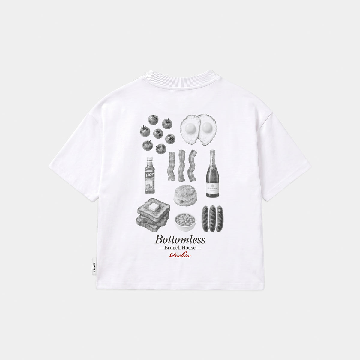 Bottomless Tee - White