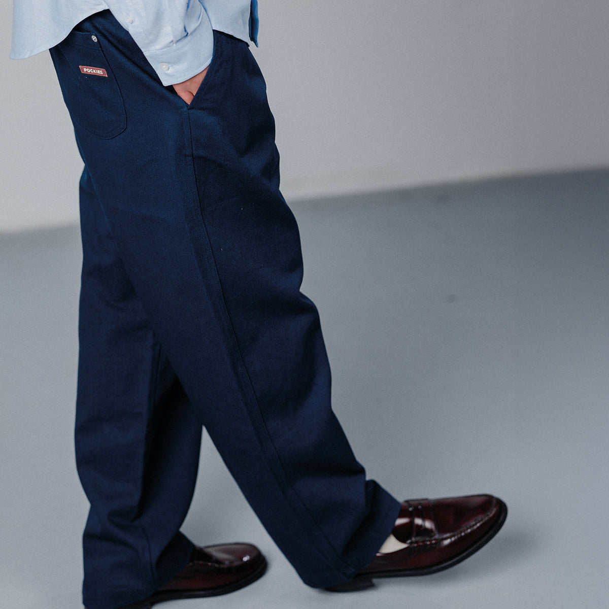 Twill Cottage Trousers - Navy