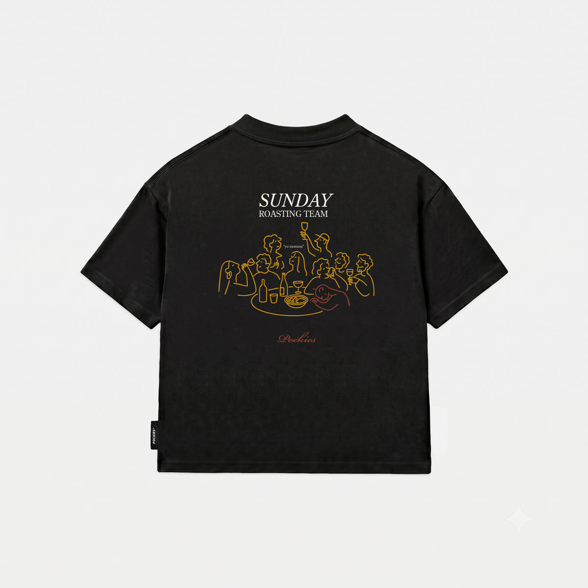 Sunday Roasting Tee - Faux Black