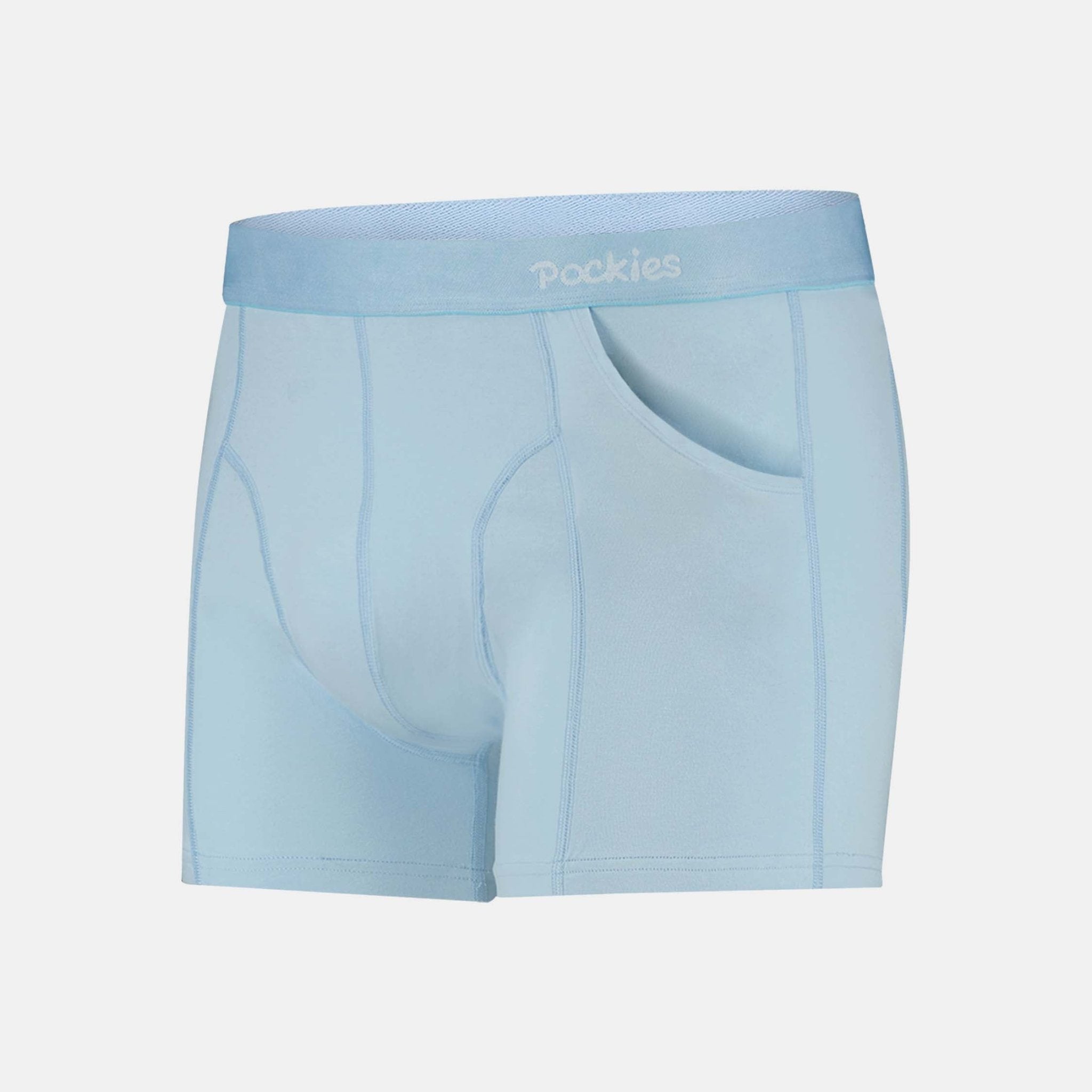 Baby Blue Boxer Briefs (2-pockets)