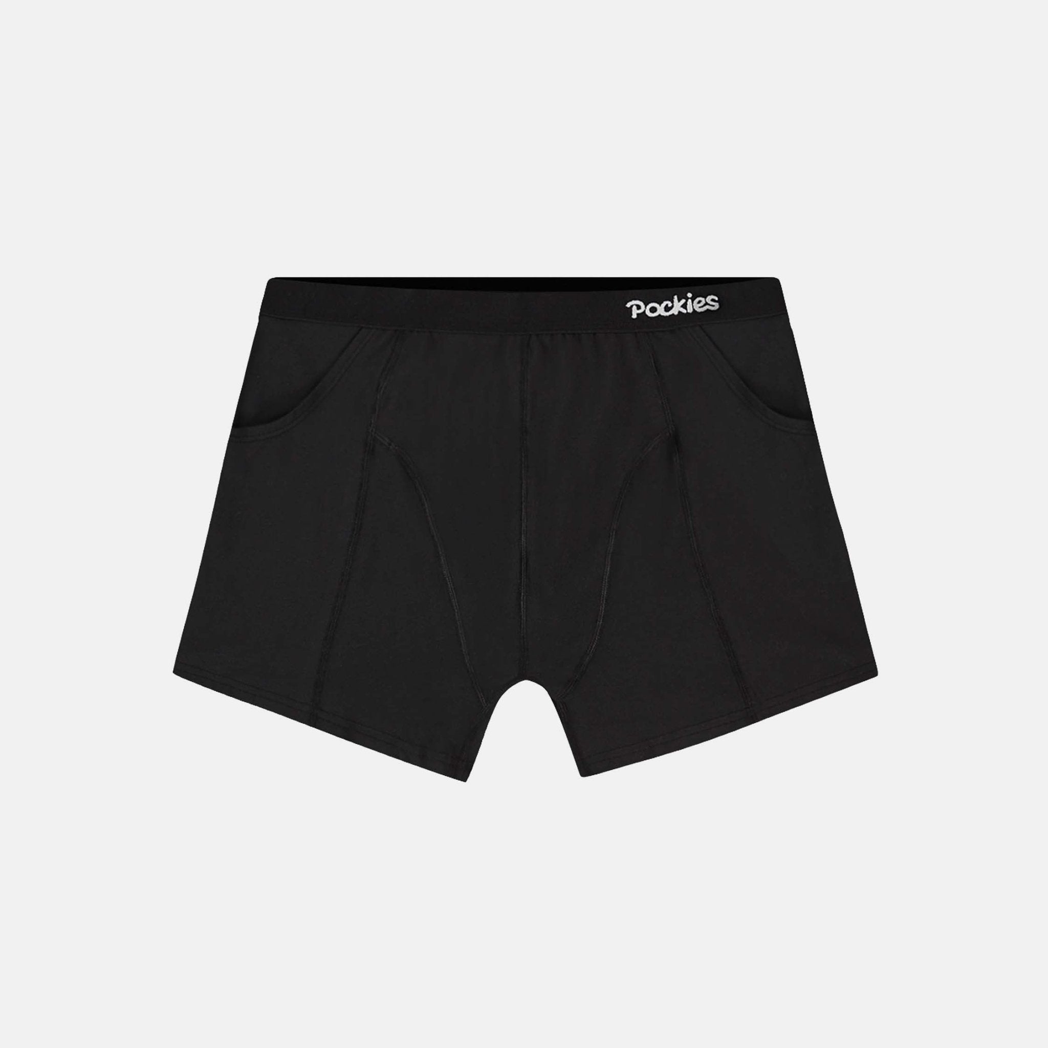 Black Boxer Briefs (2-pockets)