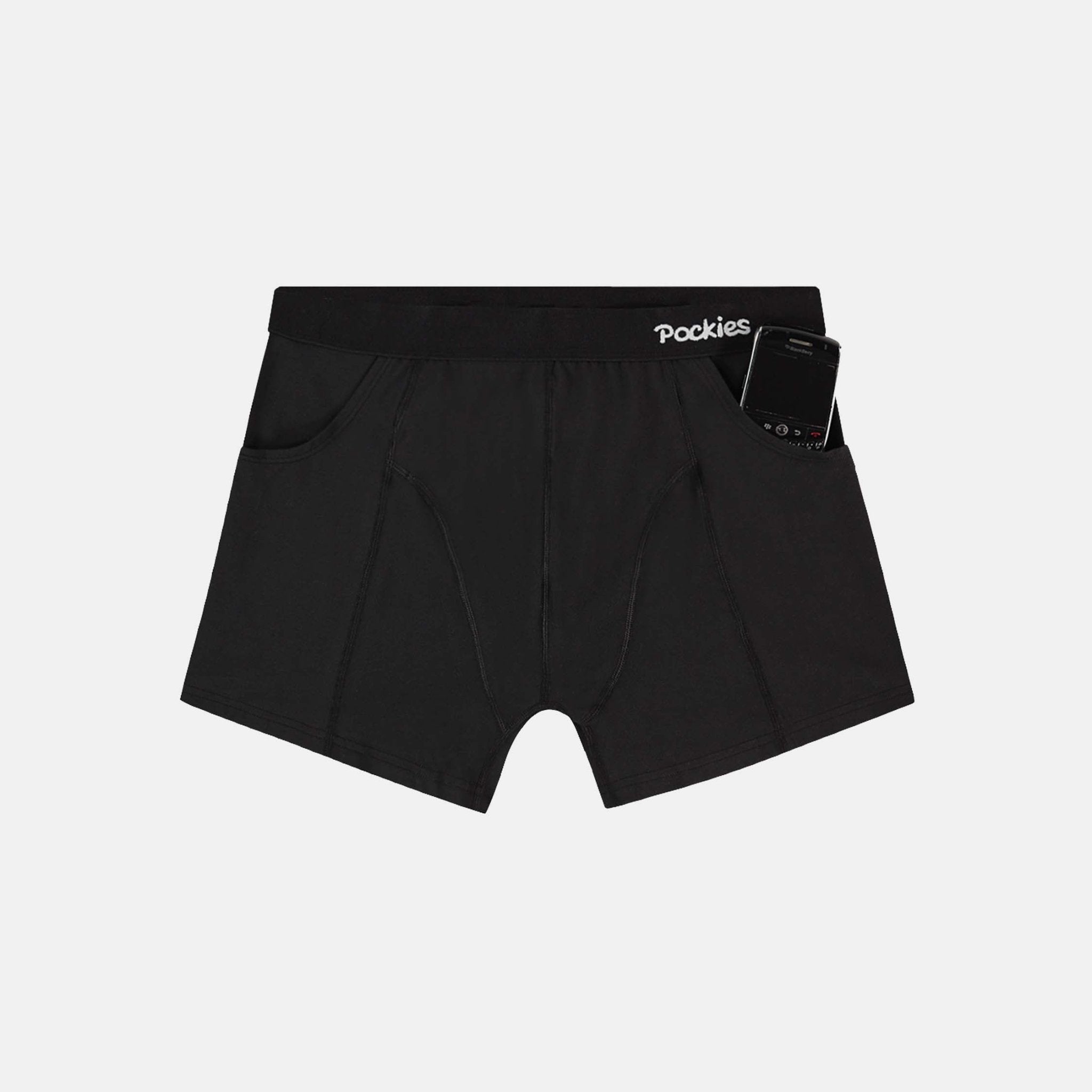 Black Boxer Briefs (2-pockets)