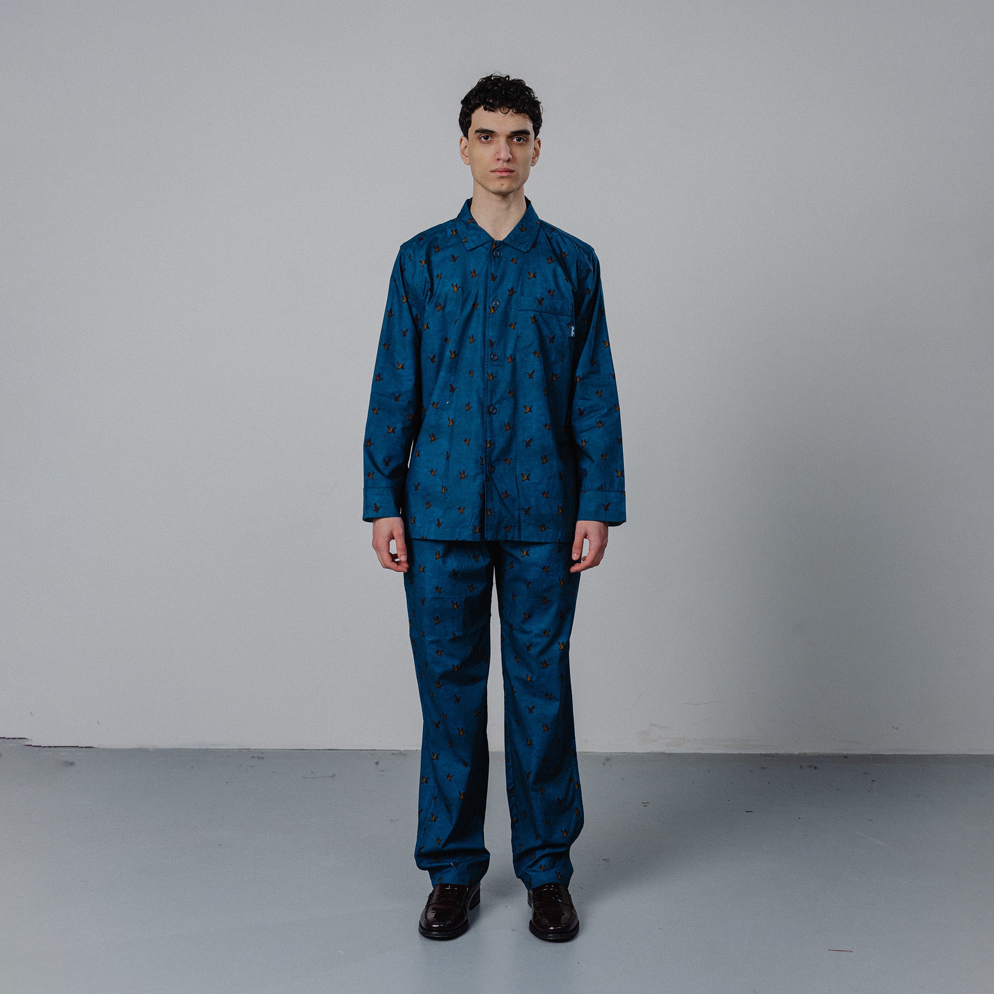 Duck Pyjama Pants - Blue