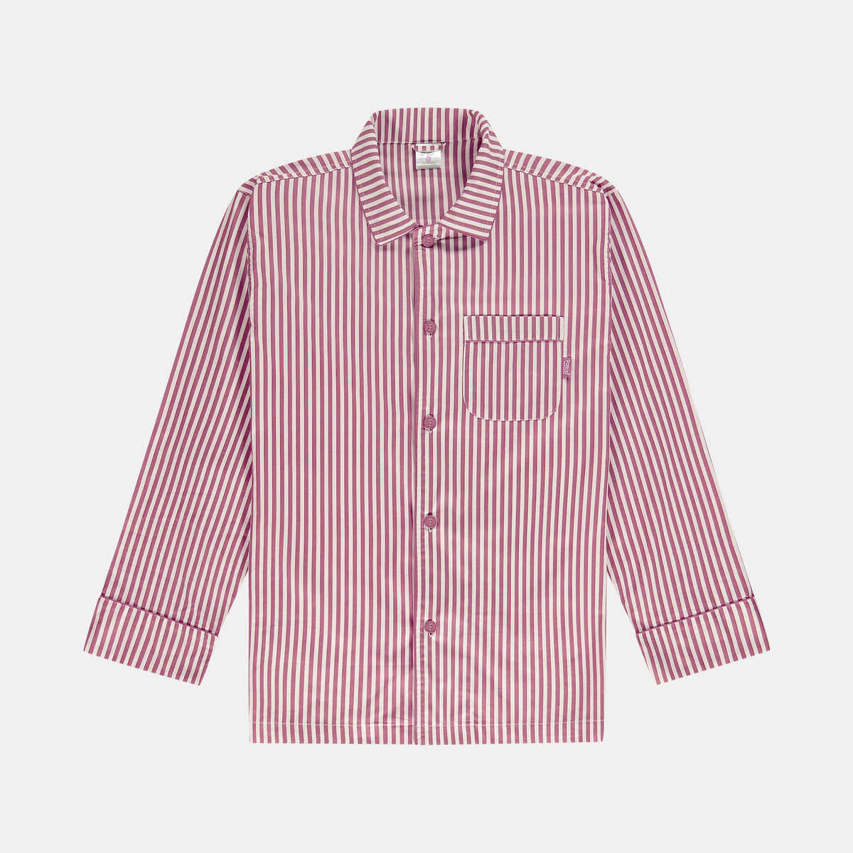 Pink Striped Pyjama Shirt