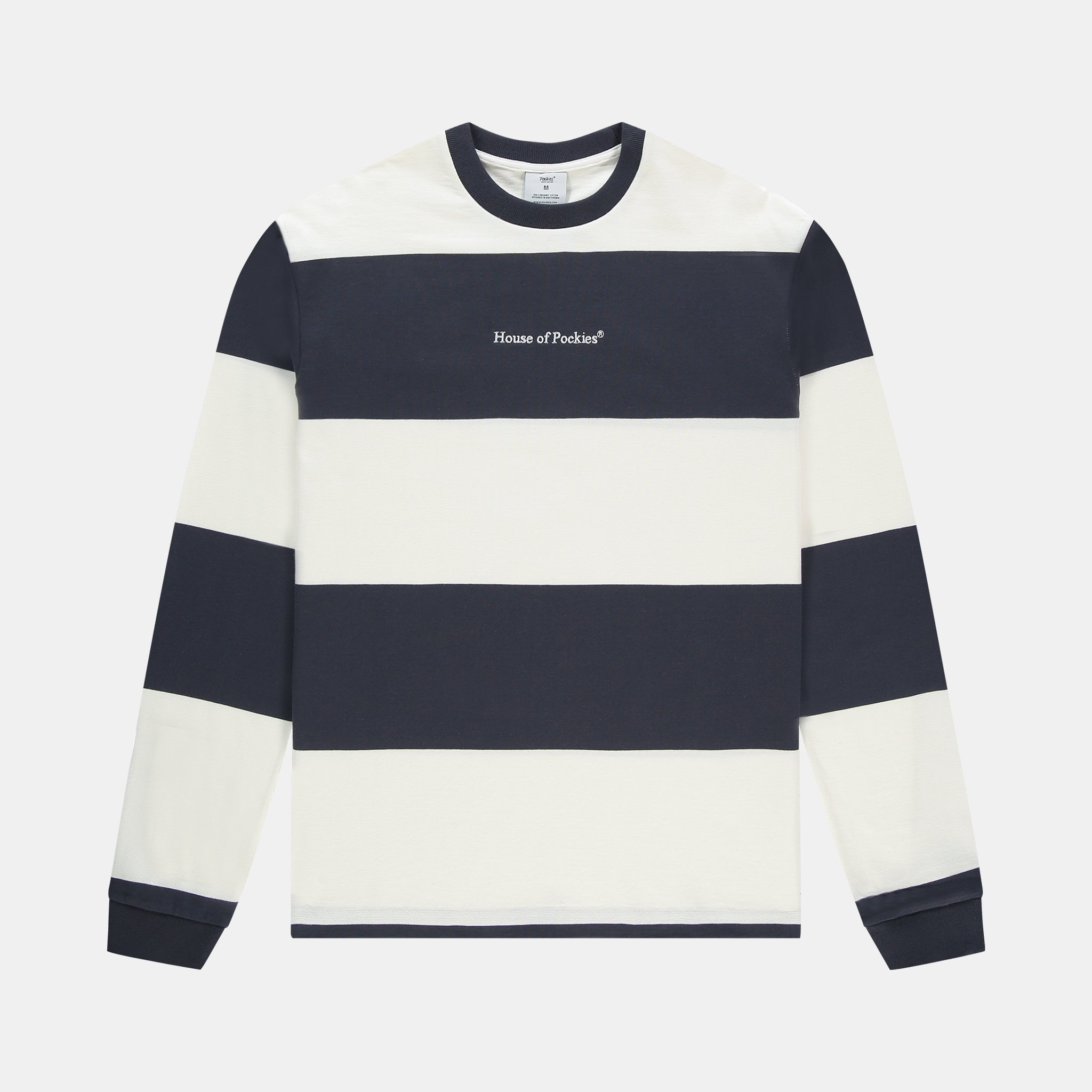 Navy Striped LS