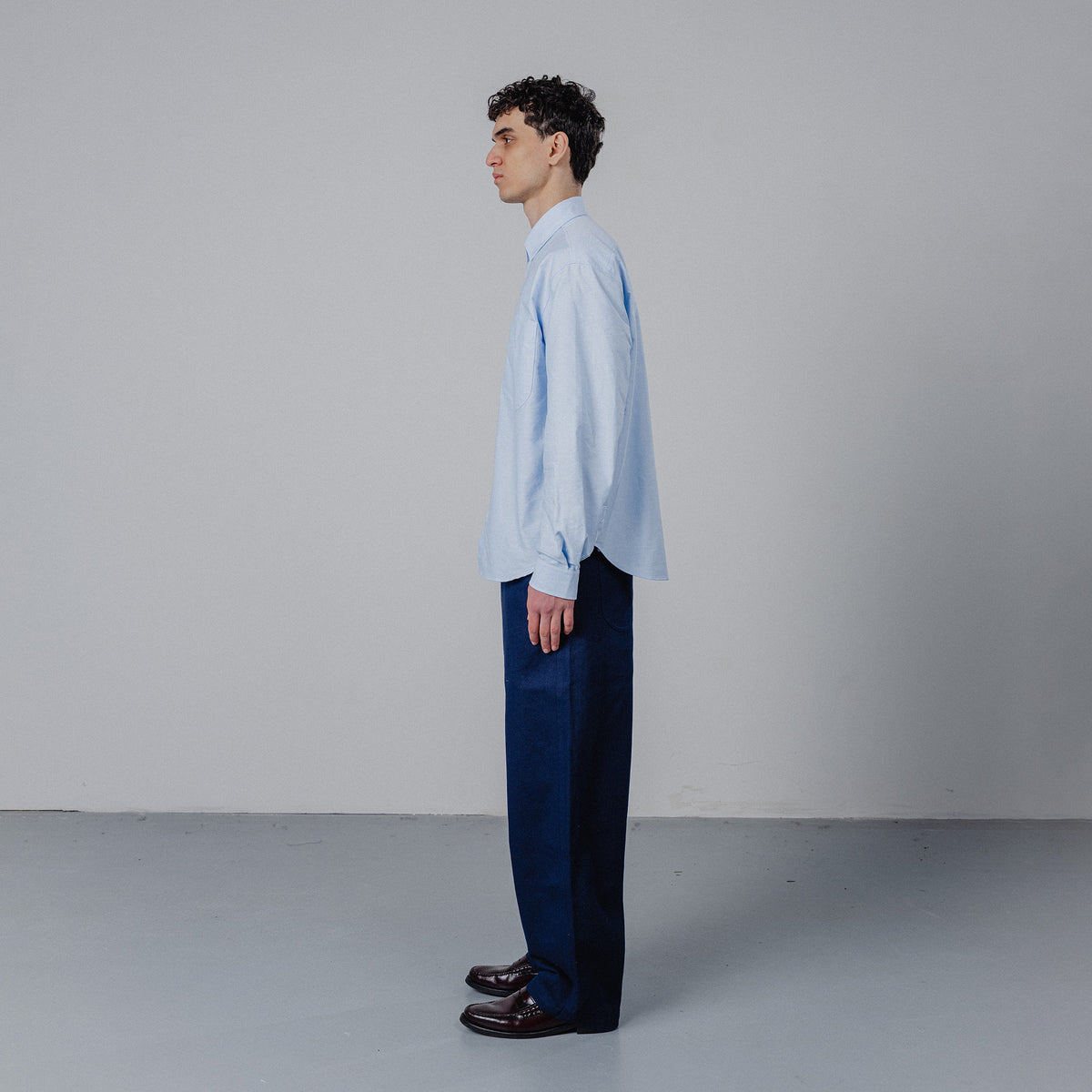 Twill Cottage Trousers - Navy